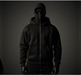 Men's Full Sleeves Zipper Hoodie with Mask